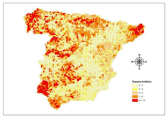 El clima y la diversidad de hábitats influyen en la riqueza de especies animales de España 