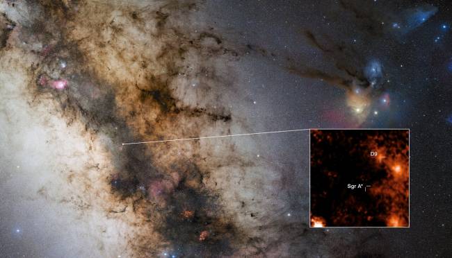 sistema binario cerca del agujero negro supermasivo de nuestra galaxia